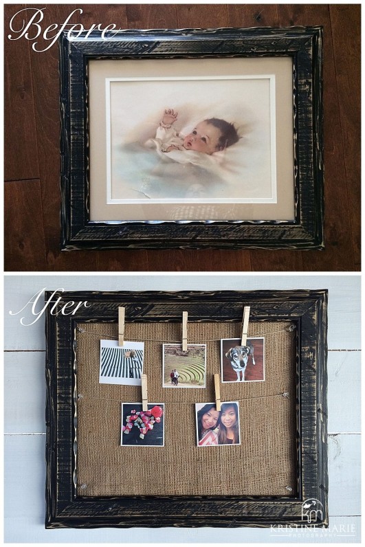 How To Make Framed Corkboard | DIY Framed Corkboard | Easy Craft Idea | Kristine Marie Photography