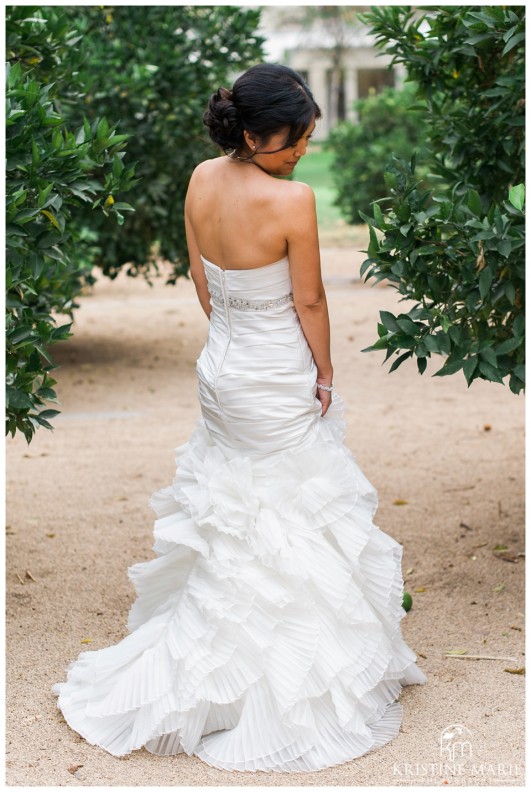 Alfred Angelo Wedding Dress | California Center for the Arts Escondido Wedding Photo | © Kristine Marie Photography