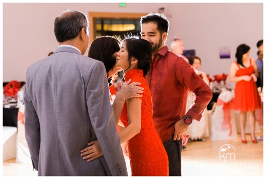 Bride with In-Laws | California Center for the Arts Escondido Wedding Photo | © Kristine Marie Photography
