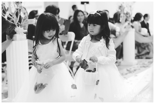 Flower Girls | California Center for the Arts Escondido Wedding Photo | © Kristine Marie Photography