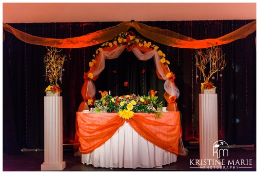 Sweetheart Table | California Center for the Arts Escondido Wedding Photo | © Kristine Marie Photography