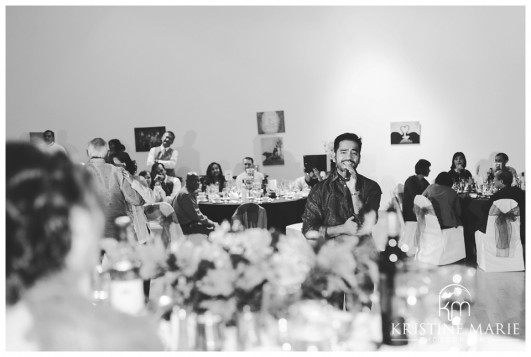 Groom Singing to Bride | California Center for the Arts Escondido Wedding Photo | © Kristine Marie Photography