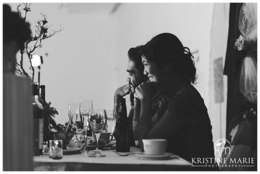 Bride and Groom Toast | California Center for the Arts Escondido Wedding Photo | © Kristine Marie Photography
