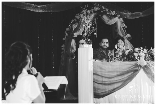 Maid of Honor Speech | California Center for the Arts Escondido Wedding Photo | © Kristine Marie Photography
