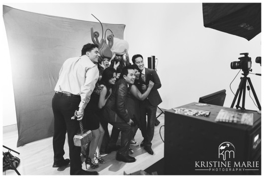Photo Booth Fun | California Center for the Arts Escondido Wedding Photo | © Kristine Marie Photography