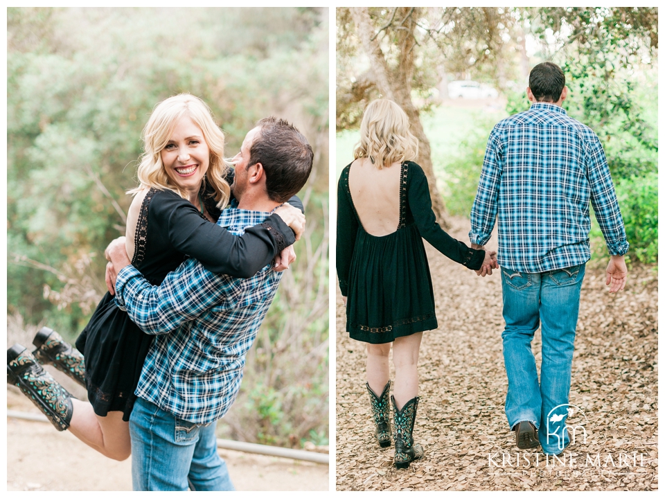 Fun Couple | Presidio Park Engagement Photo | San Diego Engagement Wedding Photographer | Kristine Marie Photography | © www.kristinemariephotography.com