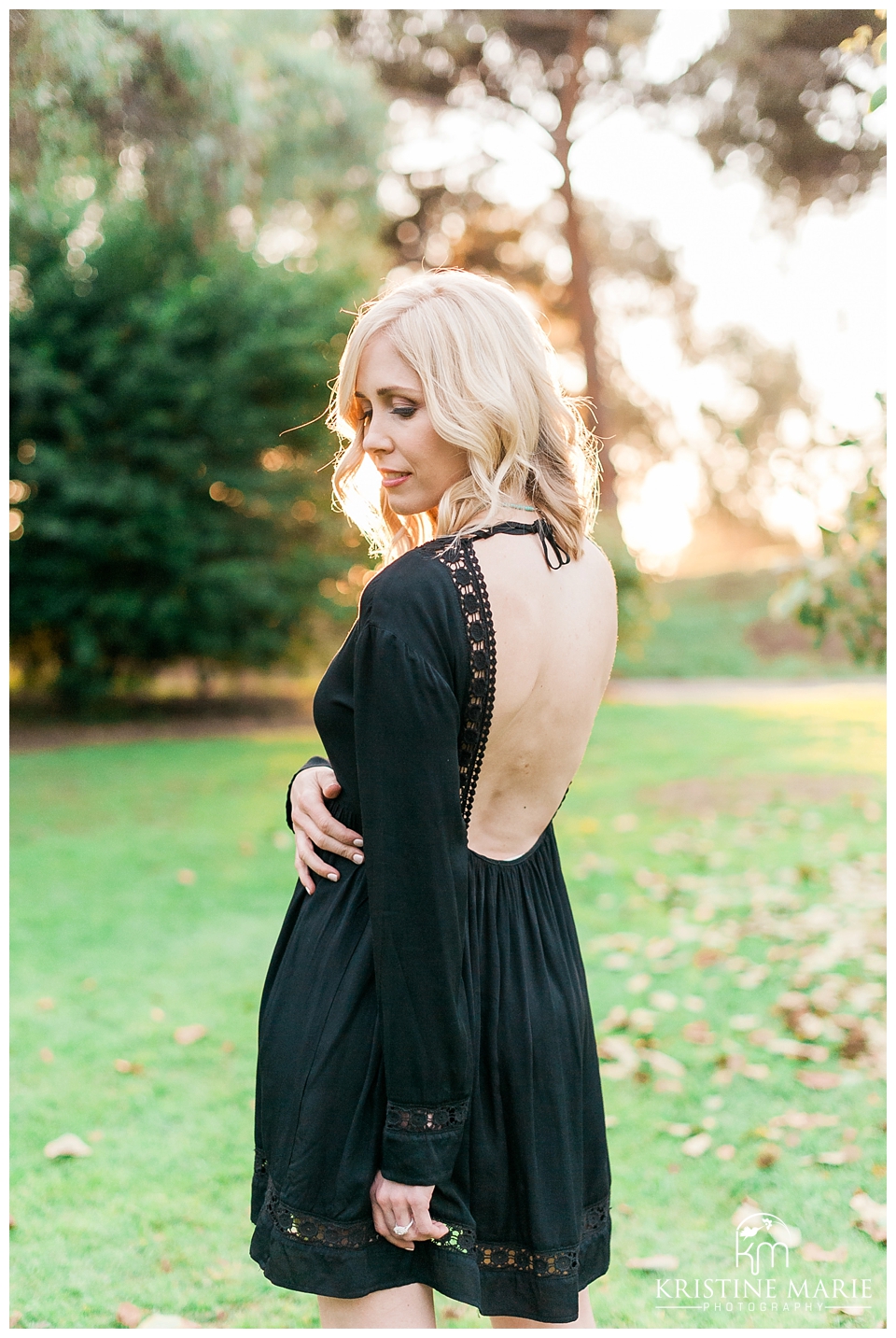 Portrait of Bride to Be | Presidio Park Engagement Photo | San Diego Engagement Wedding Photographer | Kristine Marie Photography | © www.kristinemariephotography.com