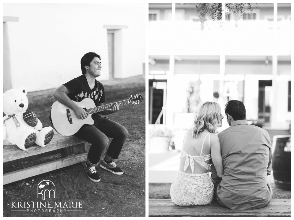 Valentine's Day Engagement | Old Town Engagement Photo | San Diego Engagement Wedding Photographer | Kristine Marie Photography | © www.kristinemariephotography.com