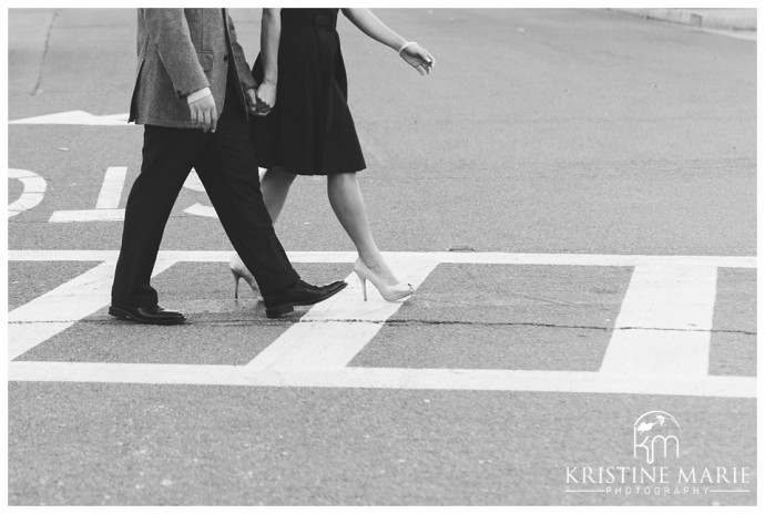 Abbey Road Geisel Library | UCSD Engagement Photo | La Jolla Engagement Wedding Photographer | © www.kristinemariephotography.com