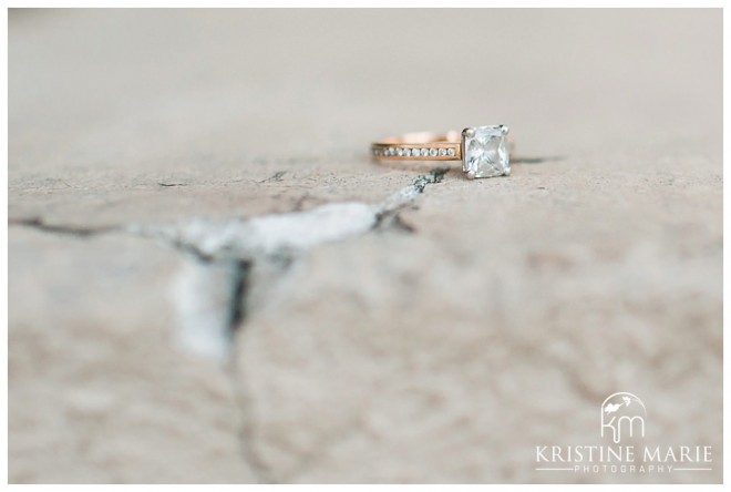 Rose Gold Engagement Ring | Balboa Park Engagement Photo | San Diego Engagement Wedding Photographer | Kristine Marie Photography | © www.kristinemariephotography.com