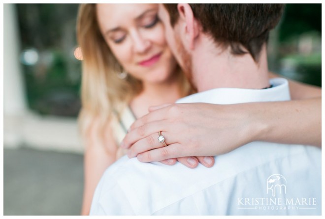 Engagement Ring | Balboa Park Engagement Photo | San Diego Engagement Wedding Photographer | Kristine Marie Photography | © www.kristinemariephotography.com