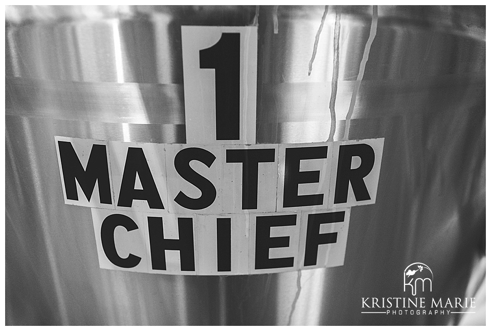 Stone Brewing Company Engagement Photo | San Diego Engagement Photographer | Kristine Marie Photography | © www.kristinemariephotography.com