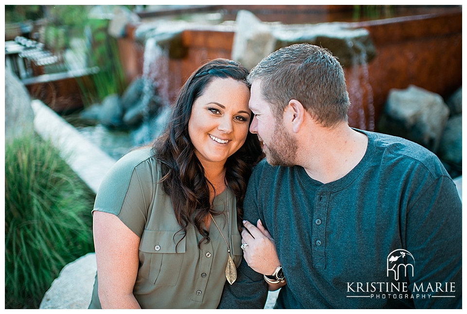 Stone Brewing Company Engagement Photo | San Diego Engagement Photographer | Kristine Marie Photography | © www.kristinemariephotography.com