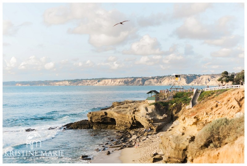 Scenic La Jolla Cove Beach Photo | San Diego Engagement Wedding Photographer | Kristine Marie Photography © www.kristinemariephotography.com (2)