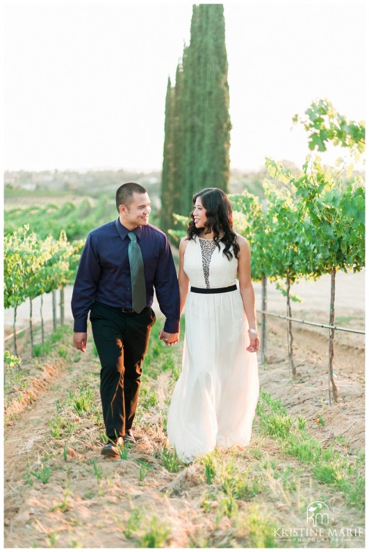 Vineyard engagement Danza Del sol Winery Temecula Wedding Photographer | © Kristine Marie Photography www.kristinemariephotography.com (13)