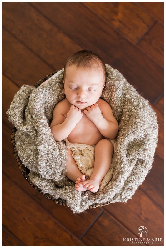 Natural Newborn Baby Pose | | San Diego Newborn Baby Photographer | Kristine Marie Photography © www.kristinemariephotography.com