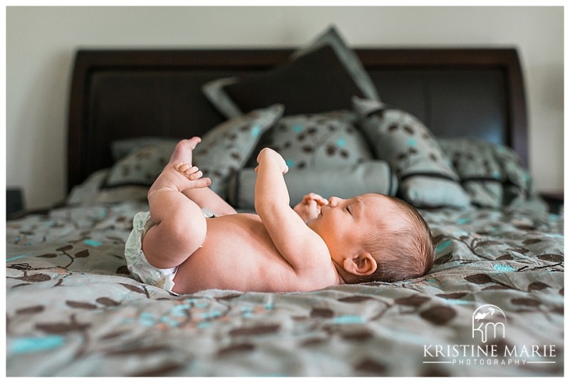 Lifestyle Newborn Baby Boy Photos | | San Diego Newborn Baby Photographer | Kristine Marie Photography © www.kristinemariephotography.com