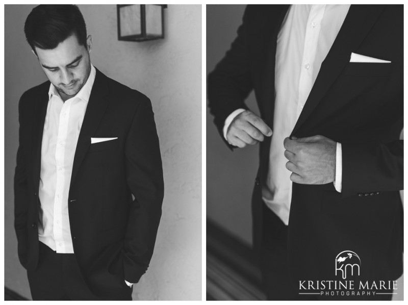 Groom Getting Ready | Park Hyatt Aviara Resort Wedding | Carlsbad Wedding Photographer | Kristine Marie Photography © www.kristinemariephotography.com