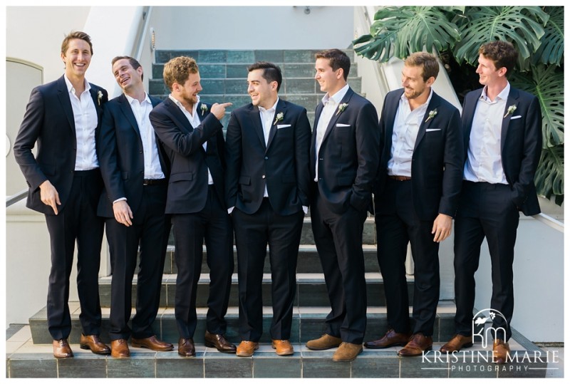 Fun Groomsmen Photo | Park Hyatt Aviara Resort Wedding | Carlsbad Wedding Photographer | Kristine Marie Photography © www.kristinemariephotography.com