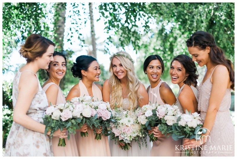 Fun Bridesmaids Photo | Park Hyatt Aviara Resort Wedding | Carlsbad Wedding Photographer | Kristine Marie Photography © www.kristinemariephotography.com