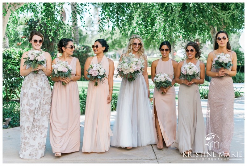 Bridesmaids in Sunglasses | Fun Bridesmaids Photo | Park Hyatt Aviara Resort Wedding | Carlsbad Wedding Photographer | Kristine Marie Photography © www.kristinemariephotography.com
