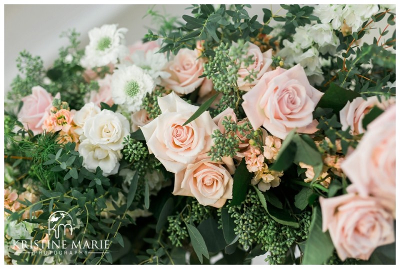 Florals by Cherry Blossom Floral Design | Photo by Kristine Marie Photography | San Diego Wedding Photographer | Heritage Hall Magee Park Carlsbad Wedding | © www.kristinemariephotography.com