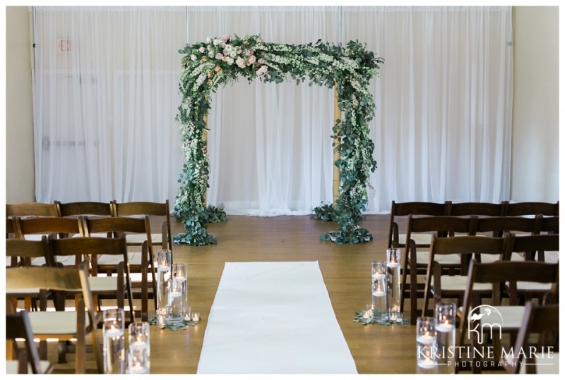 Florals by Cherry Blossom Floral Design | Photo by Kristine Marie Photography | San Diego Wedding Photographer | Heritage Hall Magee Park Carlsbad Wedding | © www.kristinemariephotography.com