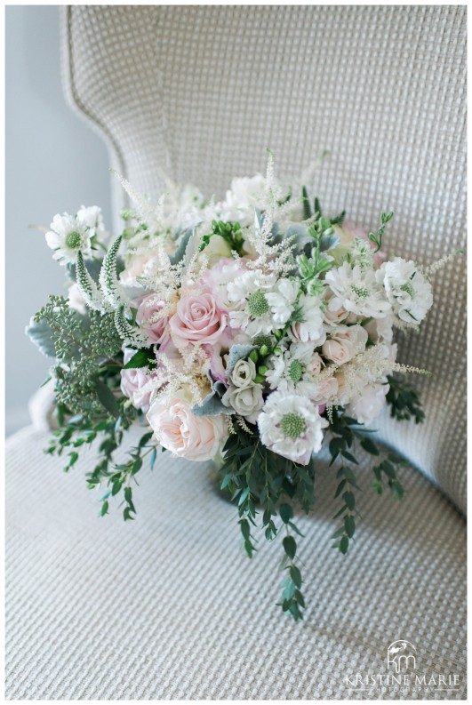 Organic and Romantic Bridal Bouquet | Florals by Cherry Blossom Floral Design | Park Hyatt Aviara Resort Wedding | Carlsbad Wedding Photographer | Kristine Marie Photography © www.kristinemariephotography.com