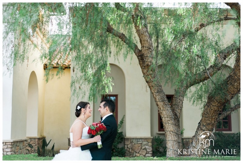 First Look Photo | Maderas Golf Club | Poway San Diego Wedding Photographer | Kristine Marie Photography | © www.kristinemariephotography.com