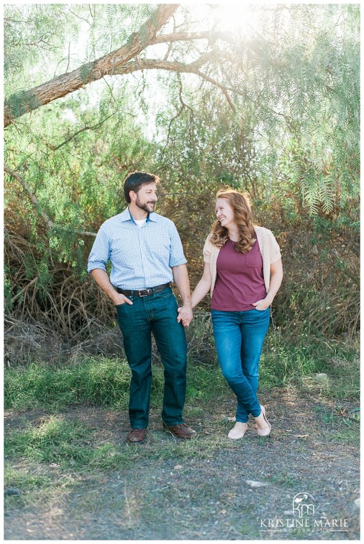 Outdoor Engagement Photographer | Los Penasquitos Canyon San Diego Sunset Photos | Kristine Marie Photography | © www.kristinemariephotography.com (20)