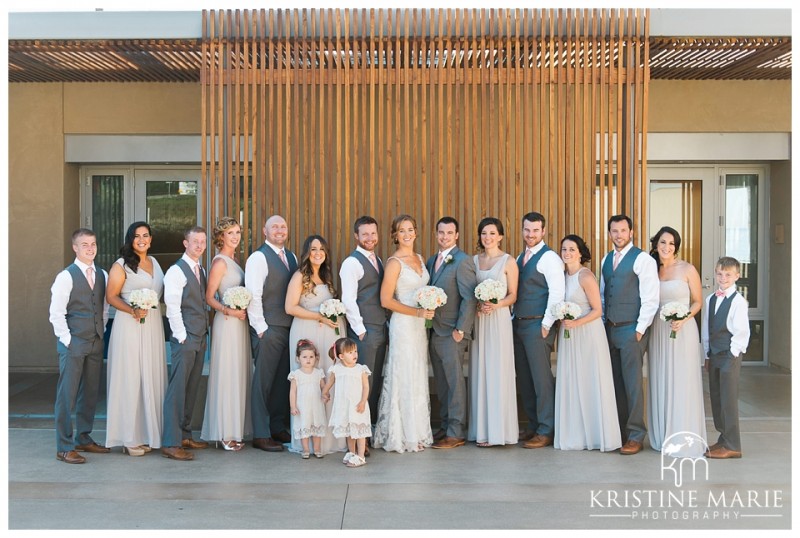 Bridal Party | Scripps Seaside Forum Wedding | La Jolla San Diego Wedding Photographer | Kristine Marie Photography | © www.kristinemariephotography.com