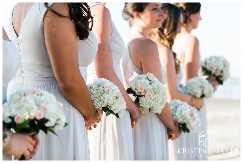Bridesmaids photo ceremony Scripps Seaside Forum Wedding | La Jolla San Diego Wedding Photographer | Kristine Marie Photography | © www.kristinemariephotography.com