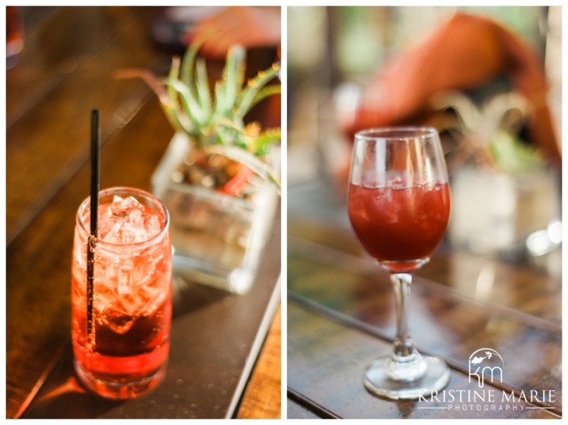 Cocktail Hour Drinks | Maderas Golf Club | Poway San Diego Wedding Photographer | Kristine Marie Photography | © www.kristinemariephotography.com