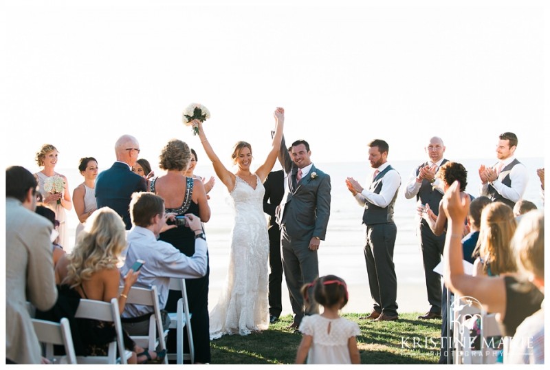 married ceremony | Scripps Seaside Forum Wedding | La Jolla San Diego Wedding Photographer | Kristine Marie Photography | © www.kristinemariephotography.com