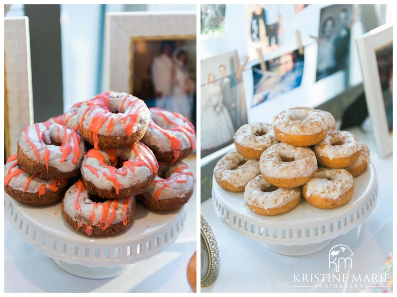 Donuts Bar | Scripps Seaside Forum Wedding | La Jolla San Diego Wedding Photographer | Kristine Marie Photography | © www.kristinemariephotography.com