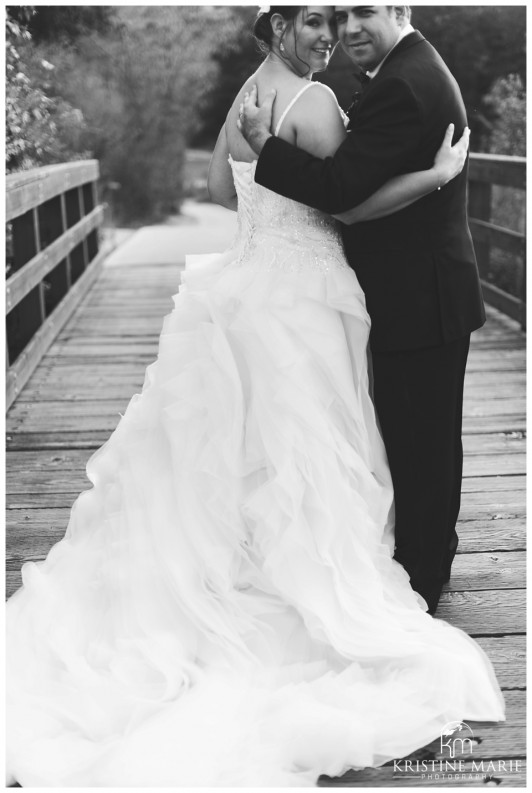 Long Train on Wedding Dress | Maderas Golf Club | Poway San Diego Wedding Photographer | Kristine Marie Photography | © www.kristinemariephotography.com