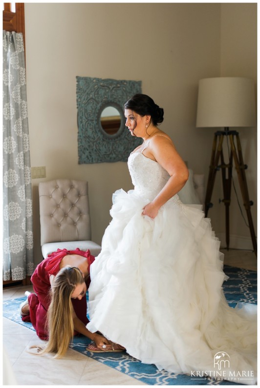 Bride Getting Ready Photo | Maderas Golf Club | Poway San Diego Wedding Photographer | Kristine Marie Photography | © www.kristinemariephotography.com