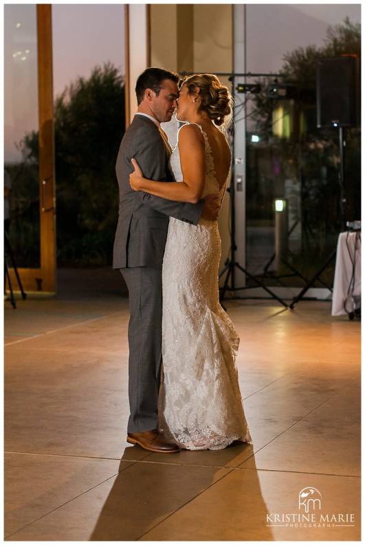 First Dance | Scripps Seaside Forum Wedding | La Jolla San Diego Wedding Photographer | Kristine Marie Photography | © www.kristinemariephotography.com