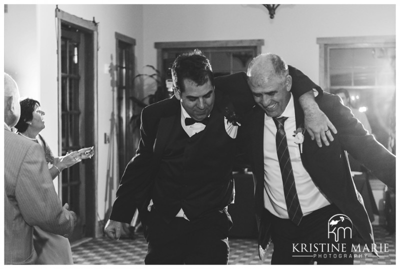 Father and son Dancing | Maderas Golf Club | Poway San Diego Wedding Photographer | Kristine Marie Photography | © www.kristinemariephotography.com