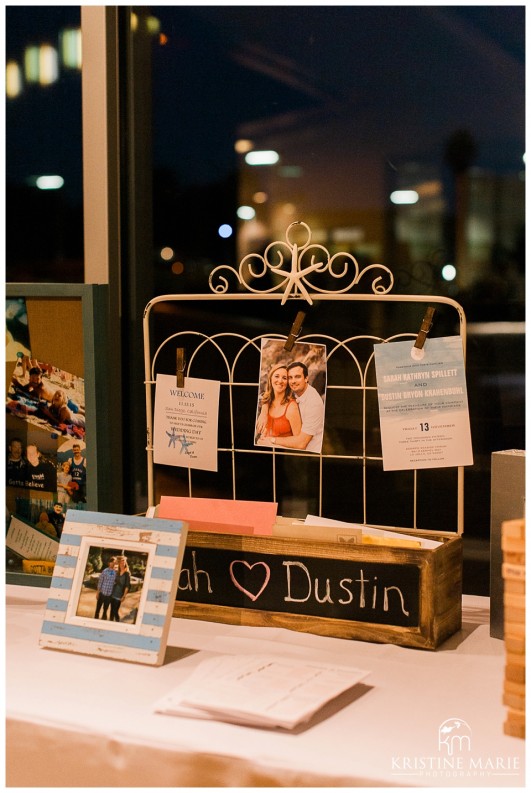 Card Box Scripps Seaside Forum Wedding | La Jolla San Diego Wedding Photographer | Kristine Marie Photography | © www.kristinemariephotography.com