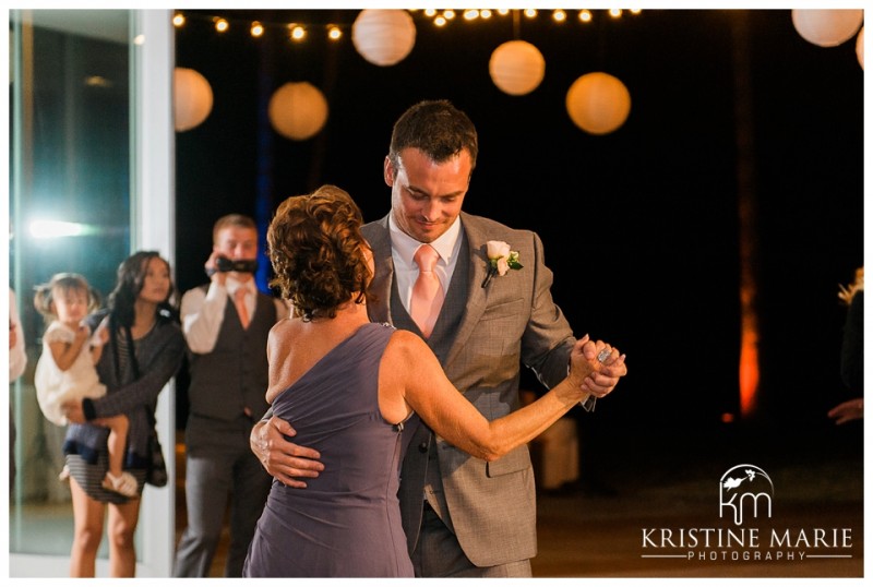 Mom and Son dance | Scripps Seaside Forum Wedding | La Jolla San Diego Wedding Photographer | Kristine Marie Photography | © www.kristinemariephotography.com