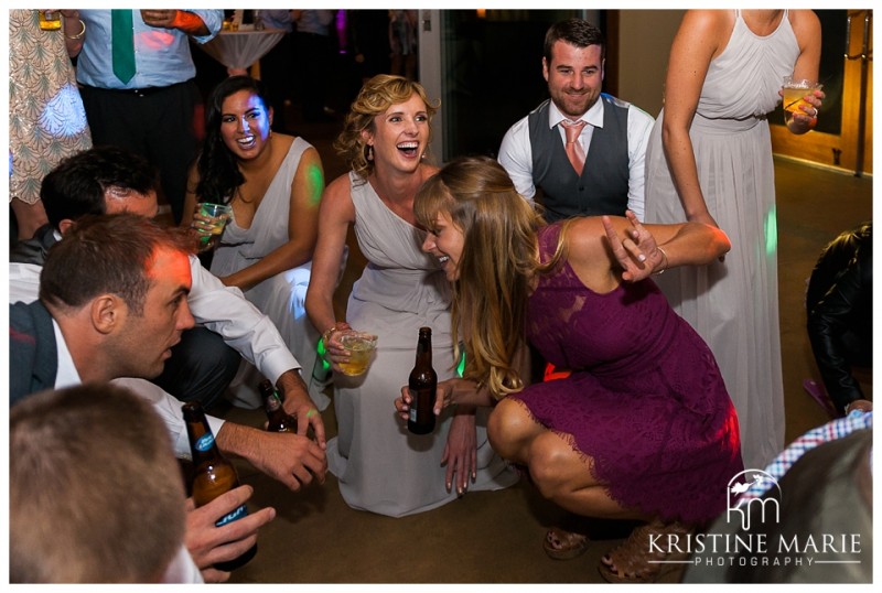 Fun Dancing photo | Scripps Seaside Forum Wedding | La Jolla San Diego Wedding Photographer | Kristine Marie Photography | © www.kristinemariephotography.com