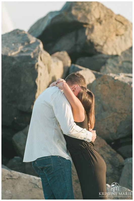 Romantic Hotel Del Coronado Beach Surprise Proposal San Diego Sunset Engagement Photographer | © Kristine Marie Photography | www.kristinemariephotography.com (5)