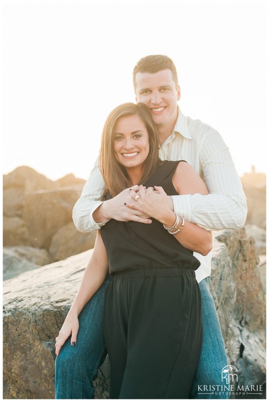 Romantic Hotel Del Coronado Beach Surprise Proposal San Diego Sunset Engagement Photographer | © Kristine Marie Photography | www.kristinemariephotography.com (12)