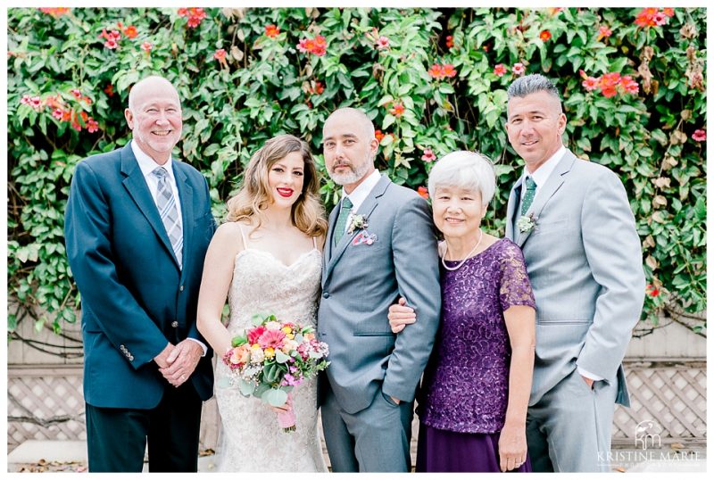 Family portrait | Balboa Park San Diego Wedding Photographer | Chula Vista Woman's Club | Kristine Marie Photography 