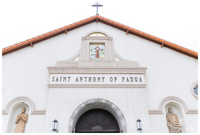 Saint Anthony of Padua Catholic Church | Balboa Park San Diego Wedding Photographer | Chula Vista Woman's Club | Kristine Marie Photography 