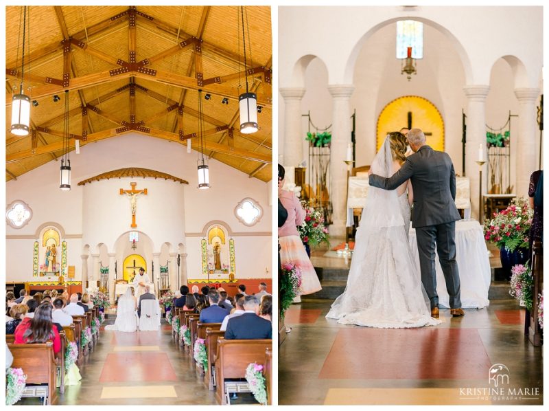 Saint Anthony of Padua wedding | San Diego Wedding Photographer | Chula Vista Woman's Club | Kristine Marie Photography 