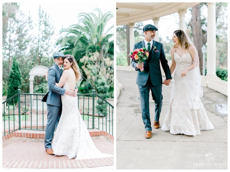 natural bride and groom photo | Balboa Park San Diego Wedding Photographer | Kristine Marie Photography 