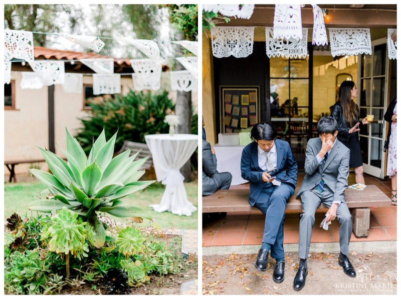 papel picado, succulent | Chula Vista Womans Club | San Diego Wedding Photographer | Kristine Marie Photography 