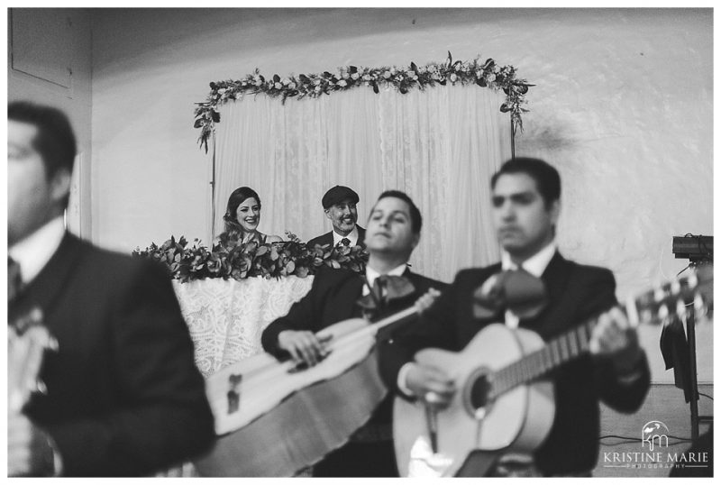 mariachi band bride and groom | Chula Vista Womans Club | San Diego Wedding Photographer | Kristine Marie Photography 
